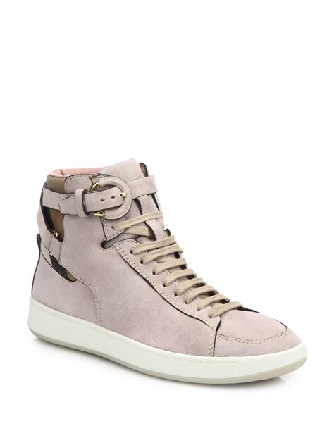 burberry shoes high top|burberry high top sneakers women.